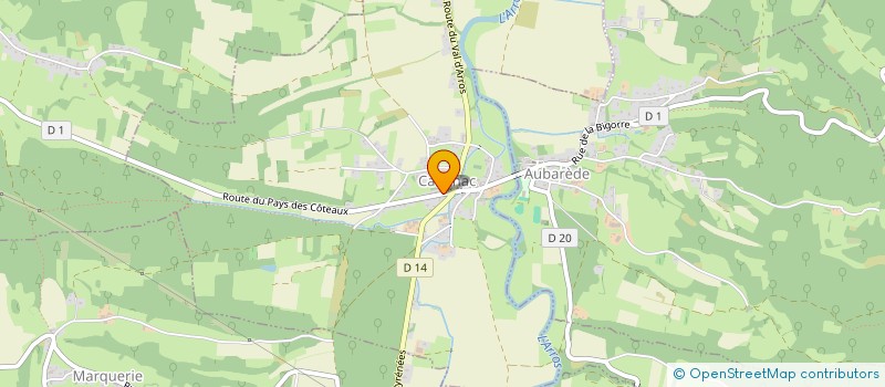 localisation de l'entreprise MONSIEUR JULIEN BOTTINELLI  CABANAC