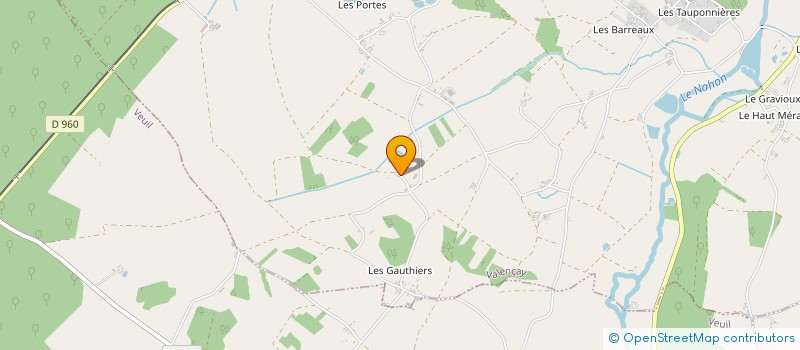 localisation de l'entreprise MONSIEUR JULIEN BOTTINI à VALENCAY