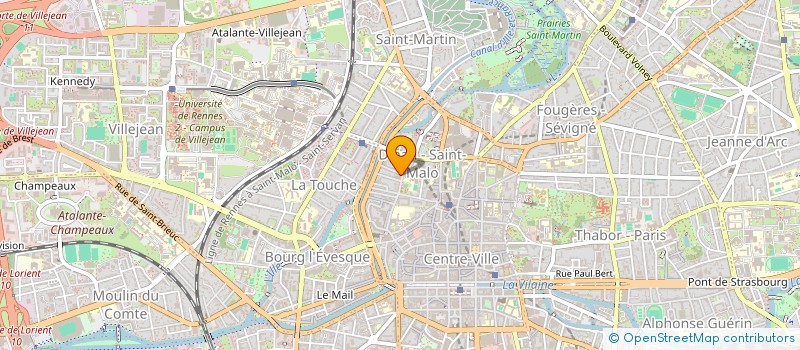 localisation de l'entreprise MONSIEUR JULIEN BOTTONE  RENNES