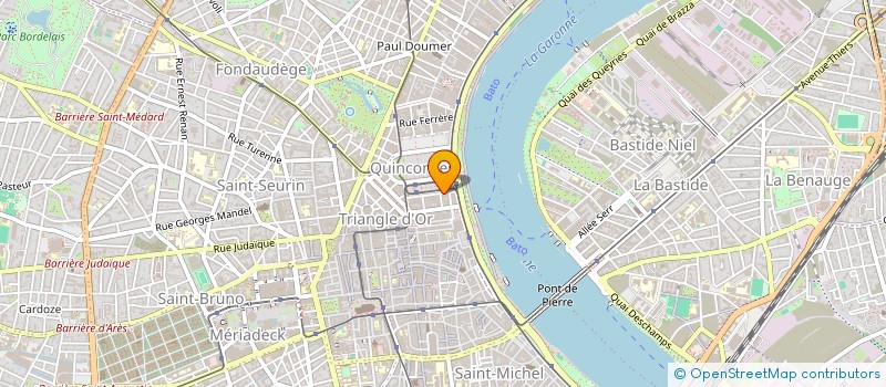 localisation de l'entreprise MONSIEUR JULIEN BOUCHARD  BORDEAUX