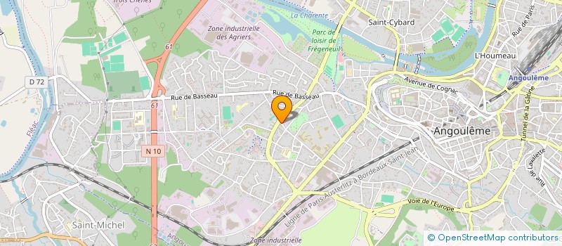 localisation de l'entreprise MONSIEUR JULIEN BOUCHARD à ANGOULEME