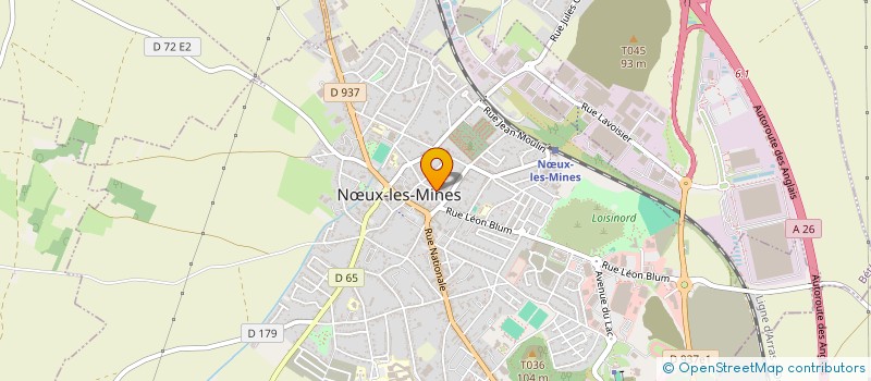localisation de l'entreprise MONSIEUR JULIEN BOUCHEZ à NŒUX-LES-MINES