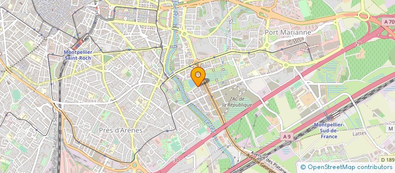 localisation de l'entreprise MONSIEUR JULIEN BOUDET à MONTPELLIER