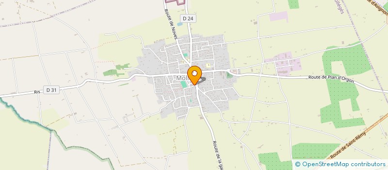 localisation de l'entreprise MONSIEUR JULIEN BOUDOUL  MOLLEGES