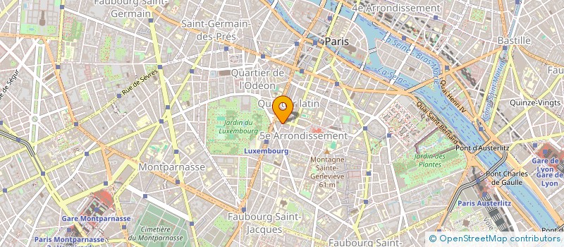 localisation de l'entreprise MONSIEUR JULIEN BOUET  PARIS