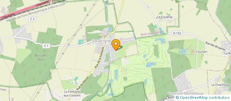 localisation de l'entreprise MONSIEUR JULIEN BOUILLON  VAUGRIGNEUSE