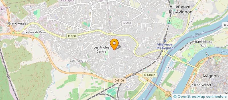 localisation de l'entreprise MONSIEUR JULIEN BOUISSONNADE à LES ANGLES