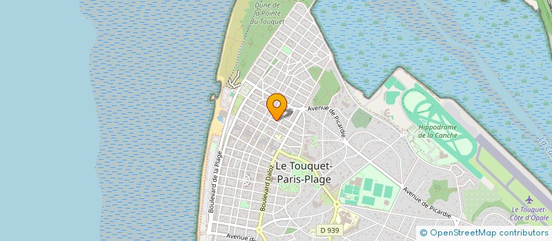 localisation de l'entreprise MONSIEUR JULIEN BOULANGER à LE TOUQUET-PARIS-PLAGE