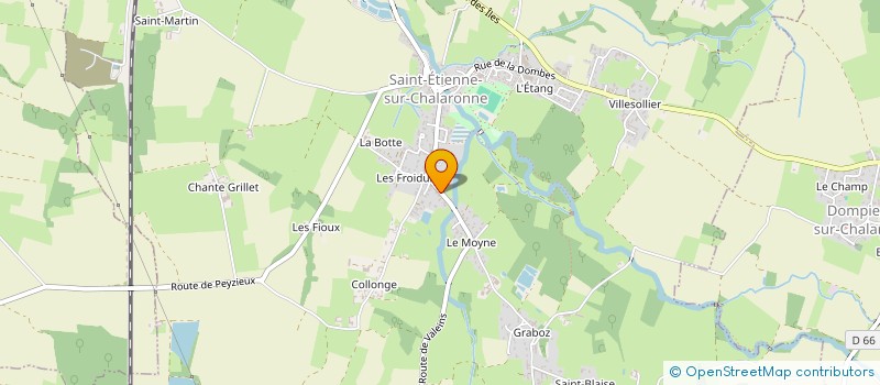 localisation de l'entreprise MONSIEUR JULIEN BOULARD  SAINT-ETIENNE-SUR-CHALARONNE