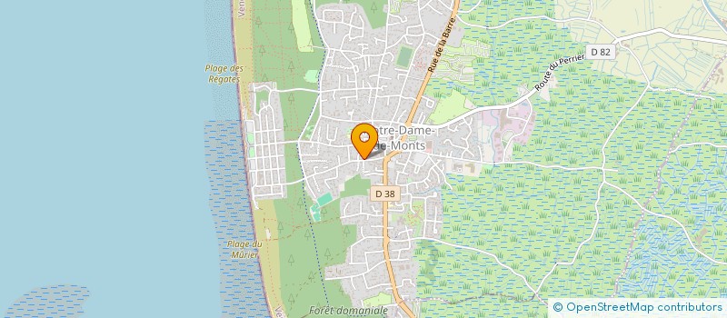 localisation de l'entreprise MONSIEUR JULIEN BOULAY  NOTRE-DAME-DE-MONTS