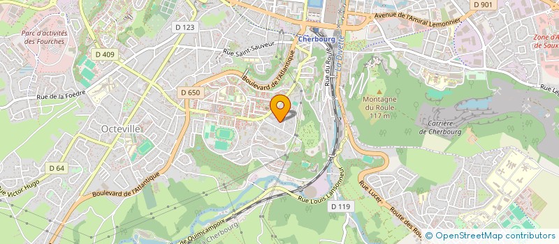 localisation de l'entreprise MONSIEUR JULIEN BOULENGER  CHERBOURG-EN-COTENTIN