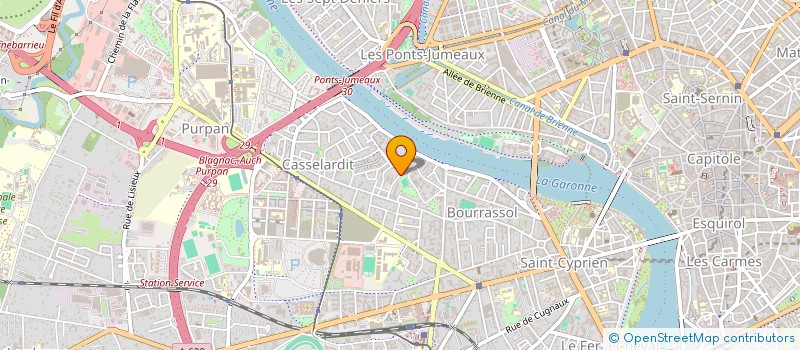 localisation de l'entreprise MONSIEUR JULIEN BOULET à TOULOUSE