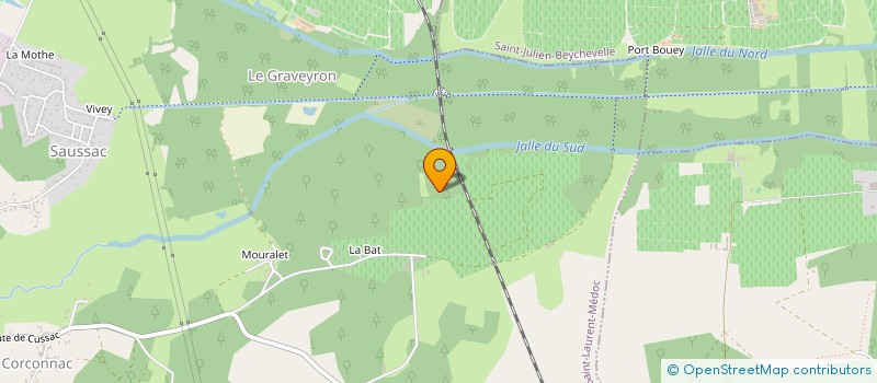 localisation de l'entreprise MONSIEUR JULIEN BOULON  SAINT-LAURENT-MEDOC