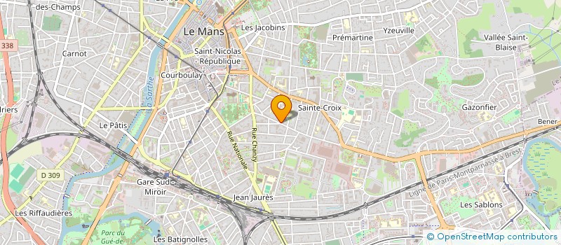 localisation de l'entreprise MONSIEUR JULIEN BOUNICAUD à LE MANS
