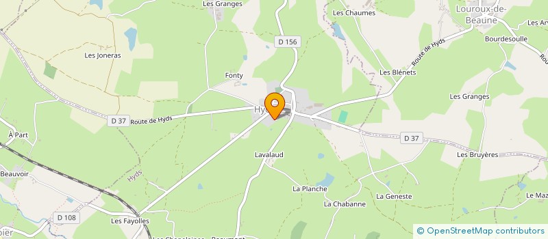 localisation de l'entreprise MONSIEUR JULIEN BOUQUELY  HYDS