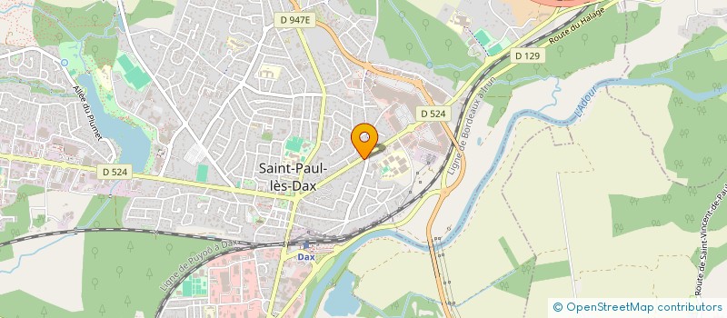 localisation de l'entreprise MONSIEUR JULIEN BOUQUILLARD à SAINT-PAUL-LES-DAX