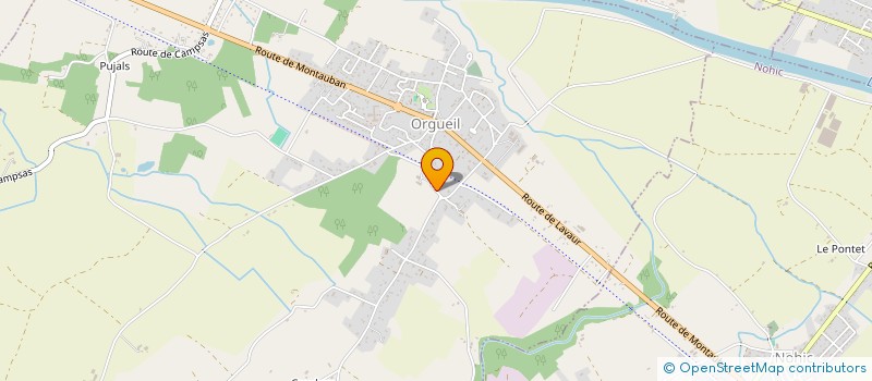 localisation de l'entreprise MONSIEUR JULIEN BOURASSIN  ORGUEIL