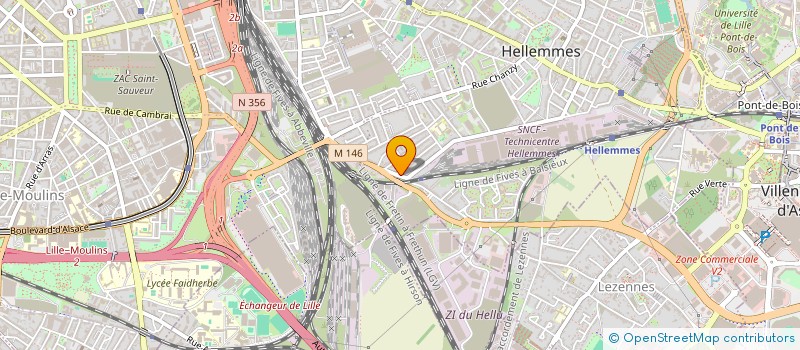localisation de l'entreprise MONSIEUR JULIEN BOURDEAUD'HUI à LILLE