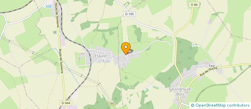 localisation de l'entreprise MONSIEUR JULIEN BOURDON  SAUVIGNY-LE-BOIS