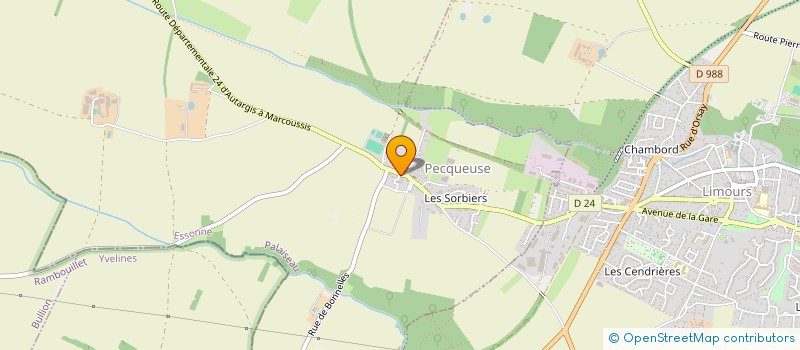 localisation de l'entreprise MONSIEUR JULIEN BOUREAU à ANGERVILLIERS
