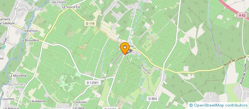 localisation de l'entreprise MONSIEUR JULIEN BOURG  SAUTERNES