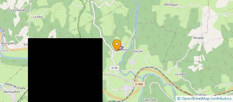 localisation de l'entreprise MONSIEUR JULIEN BOURGADE  SAINT-PIERRE-DE-NOGARET