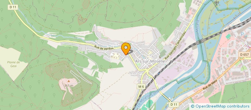 localisation de l'entreprise MONSIEUR JULIEN BOURGEOIS à ARS-SUR-MOSELLE