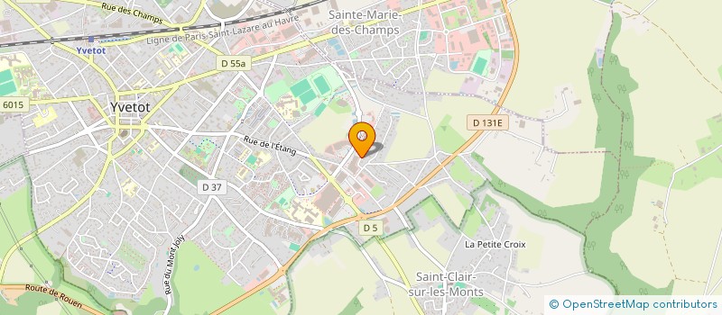 localisation de l'entreprise MONSIEUR JULIEN BOURGEOIS  YVETOT