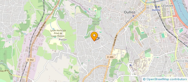 localisation de l'entreprise MONSIEUR JULIEN BOURGIN  CRAPONNE