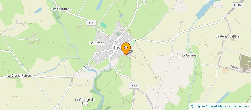 localisation de l'entreprise MONSIEUR JULIEN BOURNONVILLE  THORIGNY