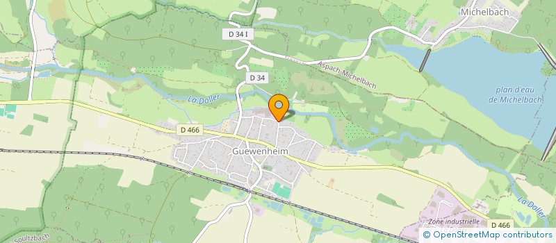 localisation de l'entreprise MONSIEUR JULIEN BOUSQUET  GUEWENHEIM