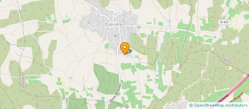 localisation de l'entreprise MONSIEUR JULIEN BOUSQUET  CABRIERES