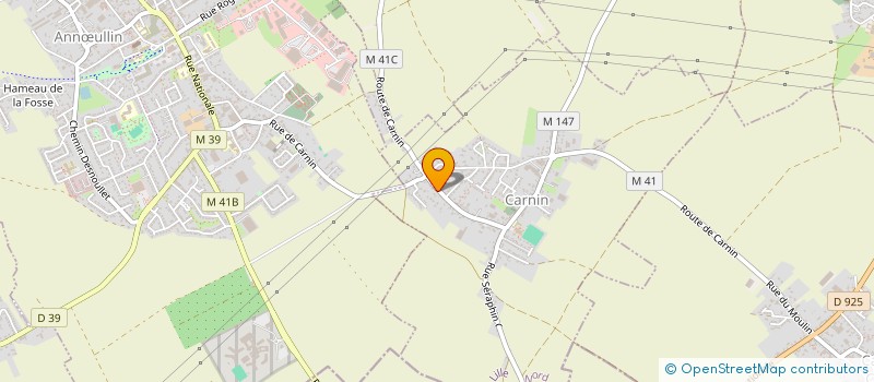 localisation de l'entreprise MONSIEUR JULIEN BOUSSEMART  CARNIN