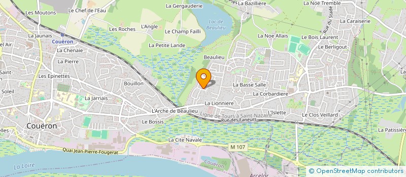 localisation de l'entreprise MONSIEUR JULIEN BOUTBIEN à COUERON