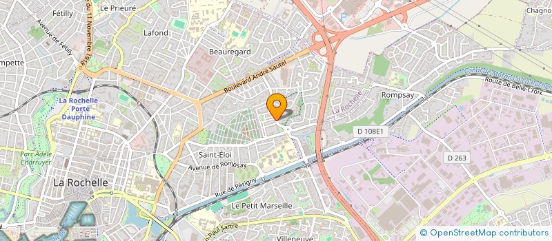 localisation de l'entreprise MONSIEUR JULIEN BOUTEC  LA ROCHELLE