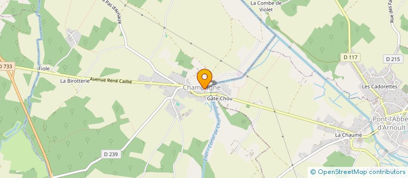 localisation de l'entreprise MONSIEUR JULIEN BOUTIN  CHAMPAGNE