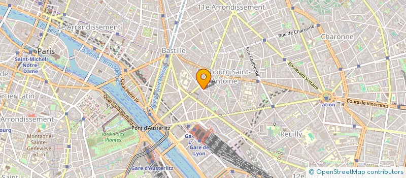 localisation de l'entreprise MONSIEUR JULIEN BOUTON  PARIS