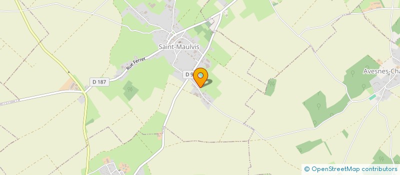 localisation de l'entreprise MONSIEUR JULIEN BOUTON  SAINT-MAULVIS