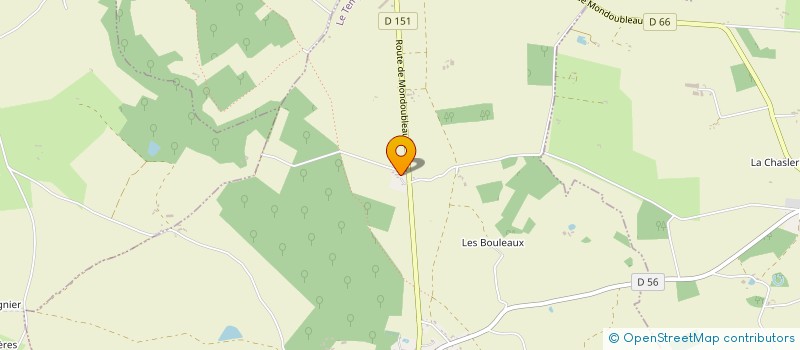 localisation de l'entreprise MONSIEUR JULIEN BOUVET  LE TEMPLE