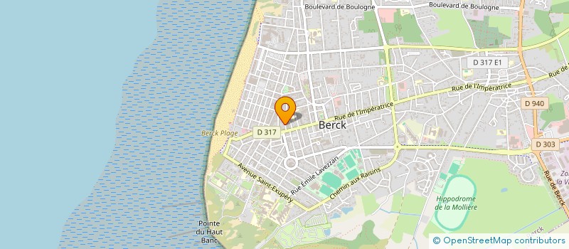 localisation de l'entreprise MONSIEUR JULIEN BOUVILLE  BERCK