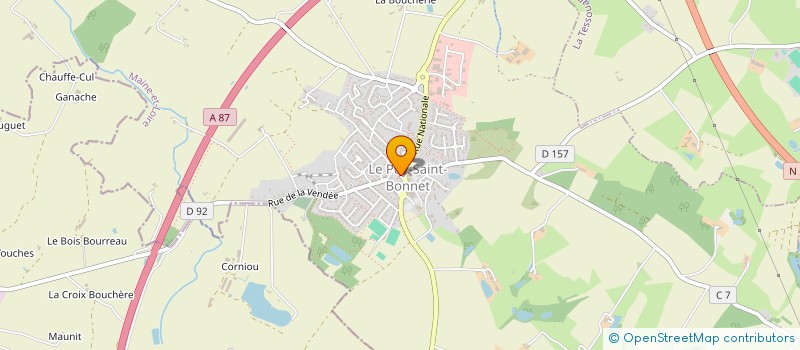 localisation de l'entreprise MONSIEUR JULIEN BOUYER à CHOLET