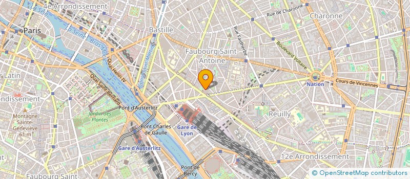 localisation de l'entreprise MONSIEUR JULIEN BOUZIGUES  PARIS