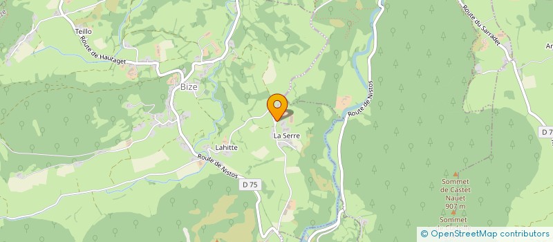 localisation de l'entreprise MONSIEUR JULIEN BOUZIGUES  BIZE