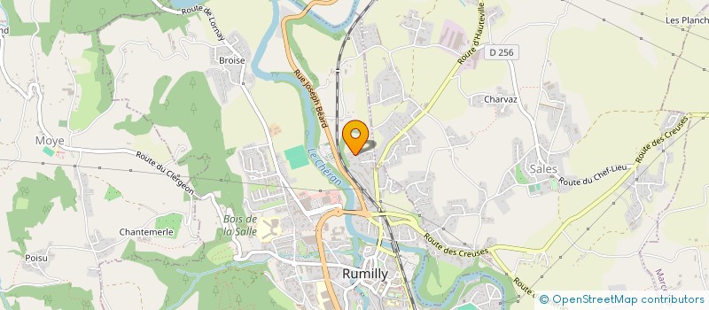 localisation de l'entreprise MONSIEUR JULIEN BOVAGNE  RUMILLY