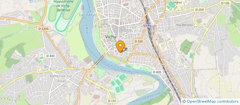 localisation de l'entreprise MONSIEUR JULIEN BOWBLIS à VICHY