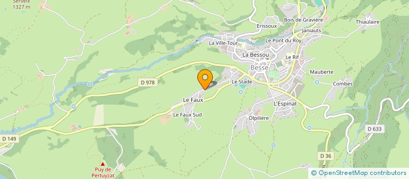 localisation de l'entreprise MONSIEUR JULIEN BOYER  BESSE-ET-SAINT-ANASTAISE