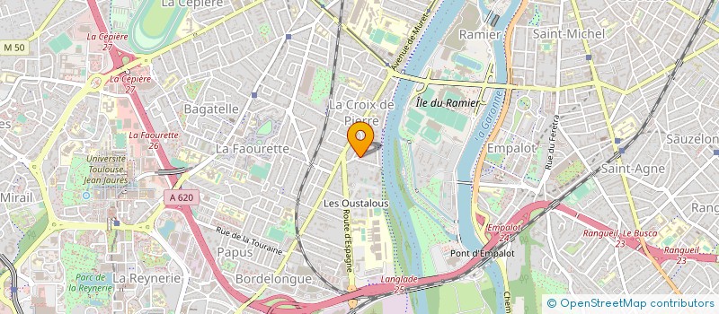 localisation de l'entreprise MONSIEUR JULIEN BOYER  TOULOUSE