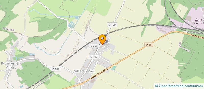 localisation de l'entreprise MONSIEUR JULIEN BOZZOLINI à VILLIERS-LE-SEC
