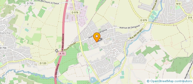 localisation de l'entreprise MONSIEUR JULIEN BRANCATO  ORCET