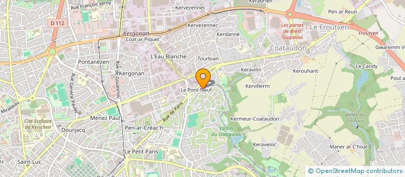 localisation de l'entreprise MONSIEUR JULIEN BRANCHU à BREST